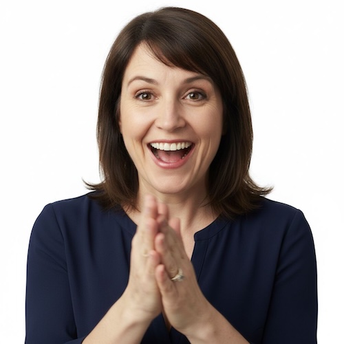 Female reaction face variation 4