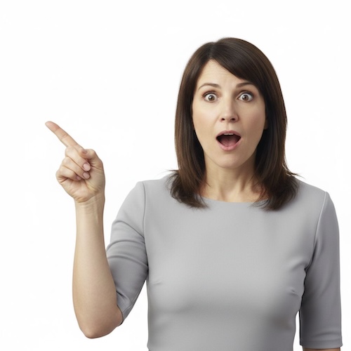 Female reaction face variation 7