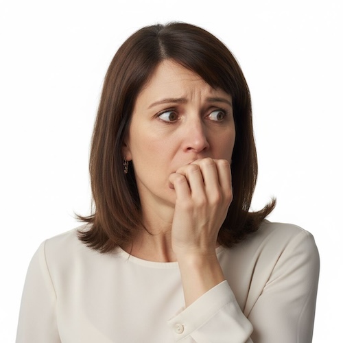 Female reaction face variation 8