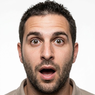 Male reaction face variation 10