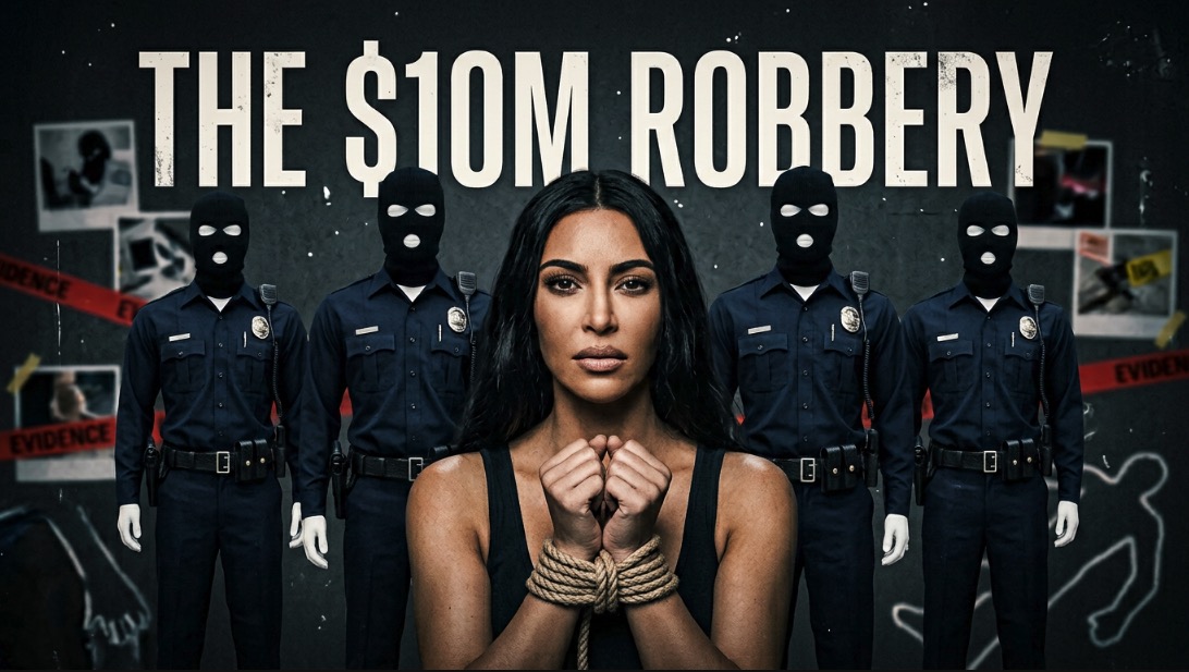 True crime thumbnail with the headline The $10M robbery