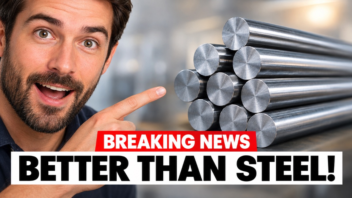 Materials news thumbnail with the headline Better than steel!