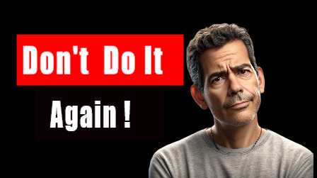 Bold Black and Red Text Block thumbnail design