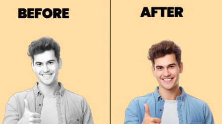 Before After Youtube Templated thumbnail design