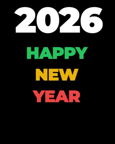 BOLD NEW YEAR thumbnail design